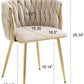 Velvet Dining Chairs With Gold Metal Legs Tufted Modern Wingback Set Of 4