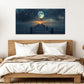 Blue Coastal Seascape Art Canvas Wall Art 20x40Inches