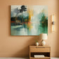 Teal Green Landscape Canvas Wall Art 58x29