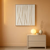 Beige Textured Wall Art 28 By 40 Inches Framed Masterpiece