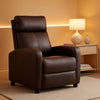Recliner Chair Brown Adjustable Living Room Armchair