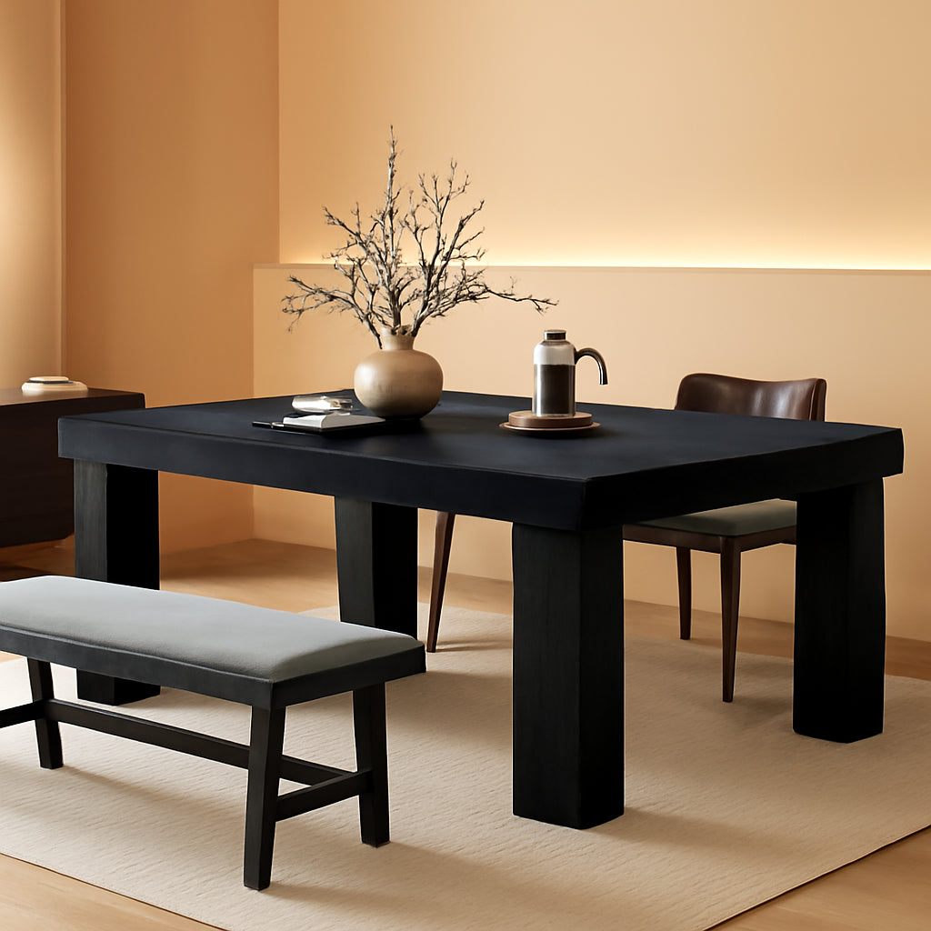 Tribesigns 63 Inch Spacious Rectangular Dining Table