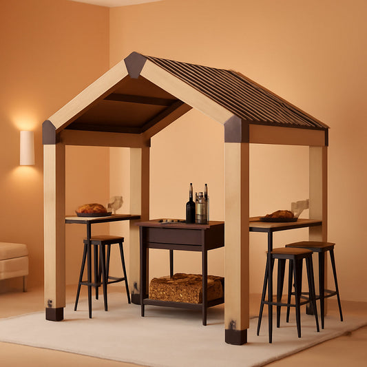 Outdoor Grill Gazebo Featuring Hardtop 7.7x5.7 Feet-0