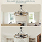 Powrify 36 Inch Industrial Farmhouse Ceiling Fan Light