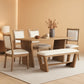Natural Vintage Rustic Handcrafted Dining Table Set