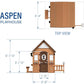 Cedar Wood Kids Outdoor Playhouse Kitchen Accessories