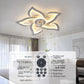 Twenty Four Inch White LED Reversible Ceiling Fan With Lights