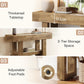 41.34-Inch Farmhouse Console Table, 2-Tier Narrow Sofa Table behind the Couch