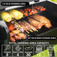 Black Pellet Grill Smoker With Temperature Precision