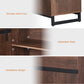 Brown 3 in 1 Sideboard Buffet Cabinet With Adjustable Shelf