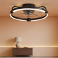 20 Inch Black Remote Controlled LED Light Ceiling Fan