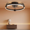 20 Inch Black Remote Controlled LED Light Ceiling Fan