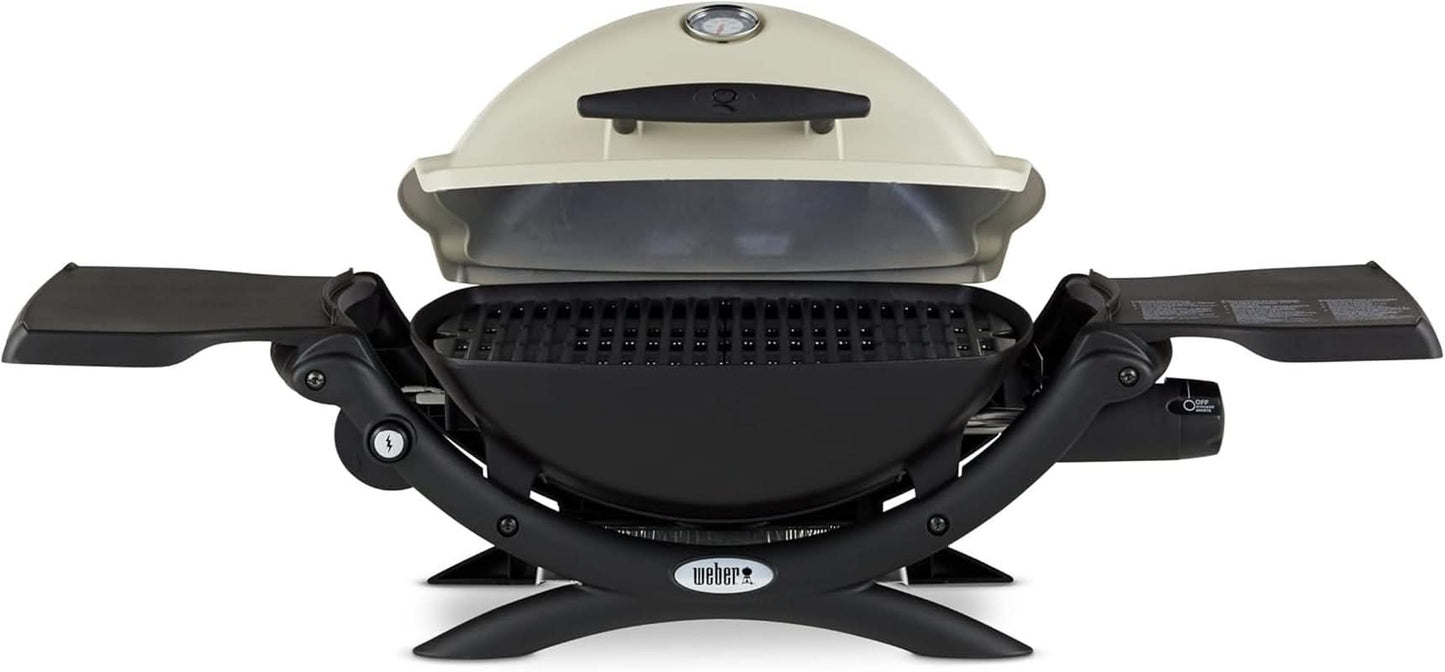 Weber Q1200 Portable Liquid Propane Grill Titanium