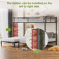 All Steel Frame Triple Bunk Bed Twin XL Guardrails Durable