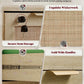 Three Drawer Locking File Cabinet Woodgrain Finish