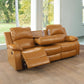 Alpine Ginger Living Room Recliner Set 2 Piece Love Seat