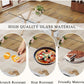 71 Inch Glass Dining Table With Tempered Glass Top
