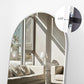 76x34 Arch Full Length Mirror Aluminum Frame For Bedroom-4