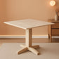 Square Dual Drop Leaf Dining Table With Butcher Block Top