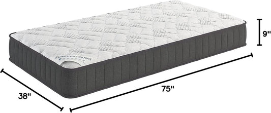 Twin Hybrid Mattress Medium Firm Comfort and Support-1