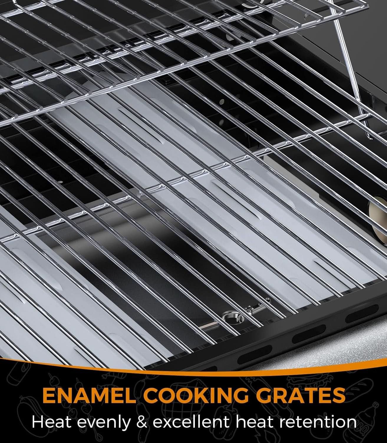 Two-Burner Propane Grill 20,000 BTU Stainless Steel