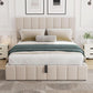 Gas Lift Storage Platform Bedframe Queen Upholstered