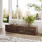 Mid Century Modern TV Stand Solid Wood Console 65 Inch TV