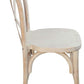 2 Pack Lime Wash X Back Dining Chairs Stackable For Banquet Hall And Dining Room Areas
