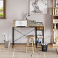 Adjustable Drafting Table with Storage Shelves and Drawer