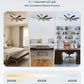 60 Inch Gold Farmhouse Ceiling Fan Integrated Lighting