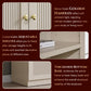 Cream Arched Fluted Bookcase With Adjustable Shelving-4