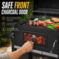 Large Commercial Grade Charcoal Grill With Front Door