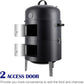 Charcoal Smoker Grill Premium Outdoor Kitchen System