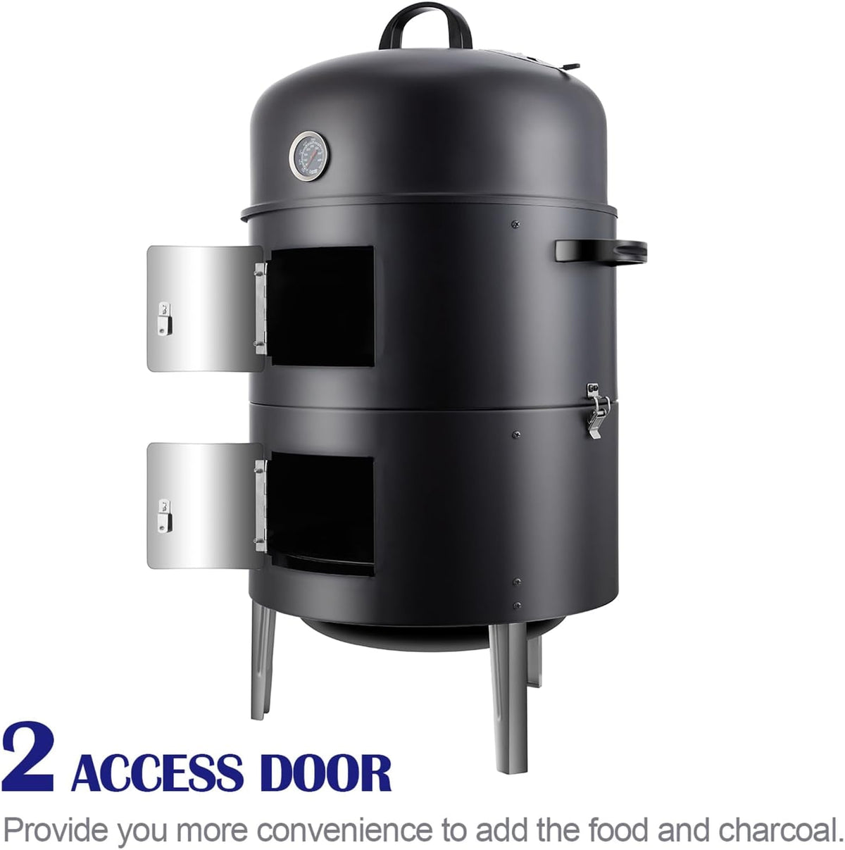 Charcoal Smoker Grill Premium Outdoor Kitchen System