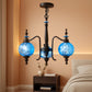 Cerulean Vintage Three Light Pendant Ceiling Fixture