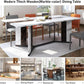 71 Inch Marble Top Dining Table For Home Kitchen Modern