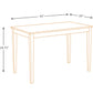 Kimonte Black Dining Room Table Rectangular Contemporary