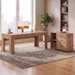 Sixty Three Inch L Shaped Desk WithStorage Drawers Brown Finish Executive Desk Premium