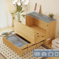 Oakwood Murphy Bed Cabinet With Integrated Charging