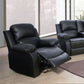 Beverly Fine 3 Piece Recliner Living Room Set Faux Leather