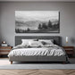 Graystone Mountain Landscape Canvas Wall Art 24x48