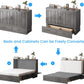Queen Murphy Cabinet Bed With Hidden Storage Drawer-3