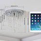 Miniature Crystal Chandelier Flush Mount Ceiling Light