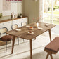 Extendable Dining Table Honey Brown 55.1 To 70.8 Inches