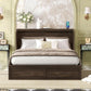 Farmhouse Murphy Bed Featuring Charging Station Gray
