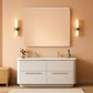 Size 55X36Inches Silver Metal Framed Vanity Mirror