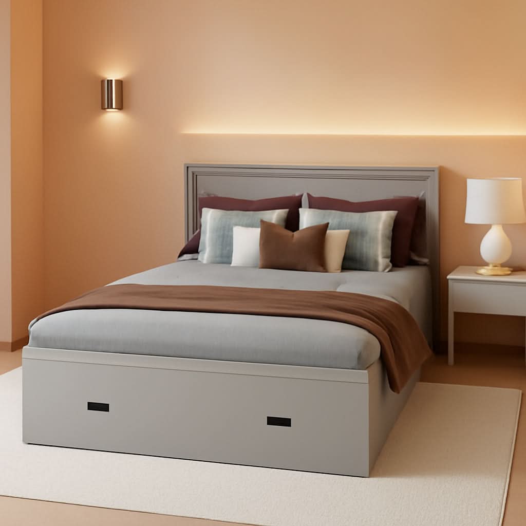 57 Inch Murphy Bed With Integrated Storage Solution
