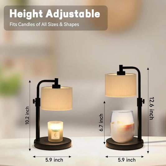 Charcoal Illuminated Candle Warmer Lamp Digital Timer-1