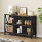6 Cube Storage Organizer Bookcase Walnut Brown Living Room-1