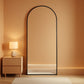 Architectural Full Length Floor Standing Mirror Black